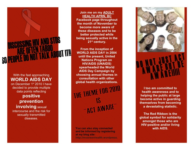                           The theme for 2010 is “ACT AWARE.”