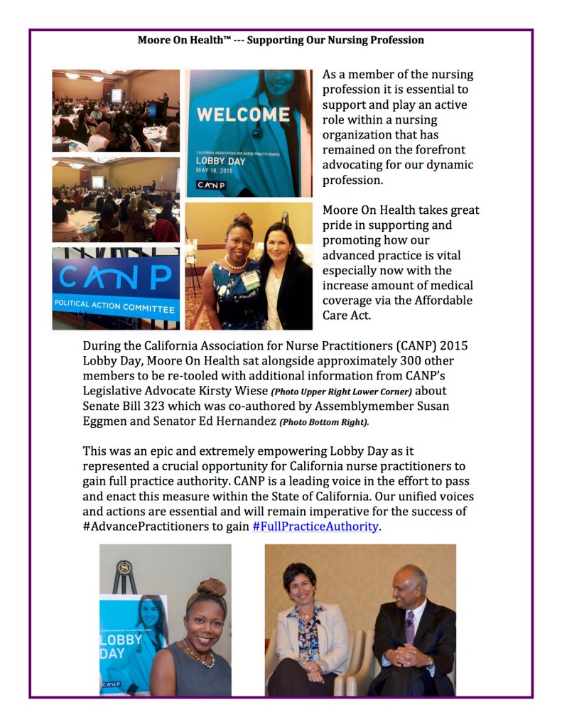 Moore On Health Supporting Your Nursing Profession